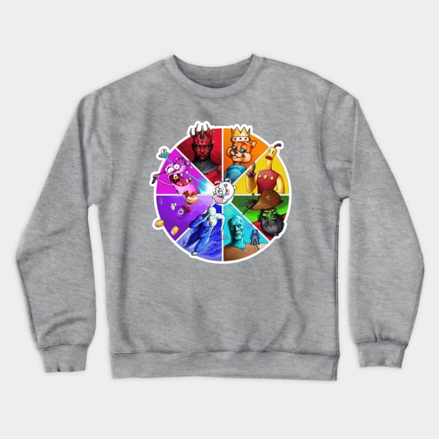 Color Wheel Crewneck Sweatshirt by THEGAMEWORLD